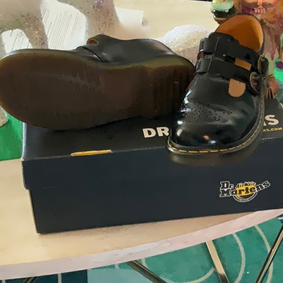 Dr. Martens Black Leather Buckle Shoes - Picture 8 of 10